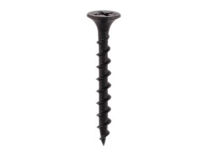 Coarse Drywall Screws PH2 Black - 3.5 x 32mm