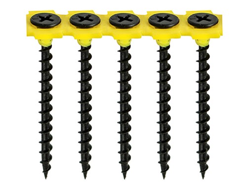 Coarse Collated Drywall Screw Black