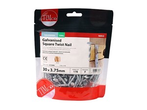 Square Twist Nail Galvanised 30mm x 3.75g 500g