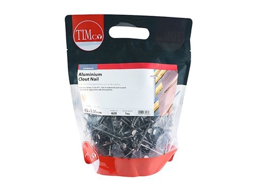TIMco Alloy Clout Nails 65mm x 3.35g 1kg