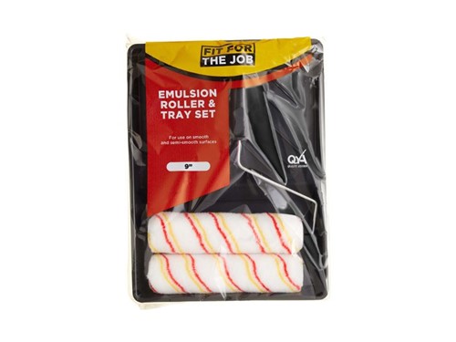 Fit For The Job - Medium Pile 9in Twin Roller and Tray Set