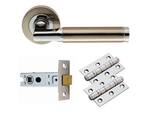 Carlisle Brass Belas Lever Latch Pack [Nickel/Chrome]