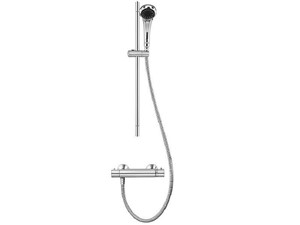 Cool Touch Round Bar Shower Valve (inc Fixings) Chrome
