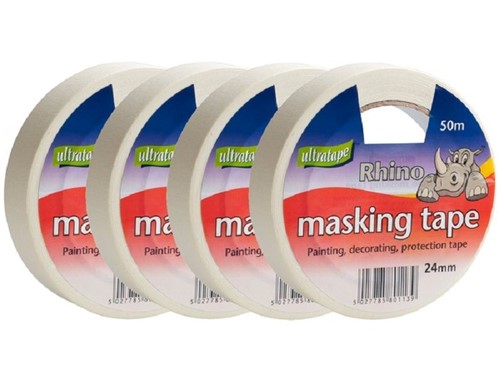 Masking Tape Rhino Ultra Tape 24mm x 50m Masking Tape Rhino Ultra Tape 24mm x 50m