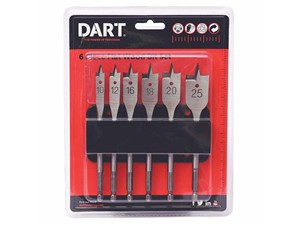 DART 6 Piece Flat Bit Set