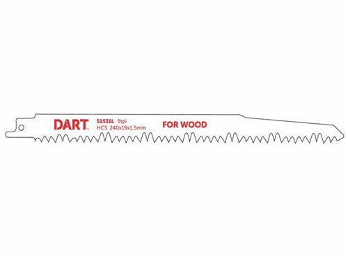 DART Wood Cutting Reciprocating Blade - Pack of 5