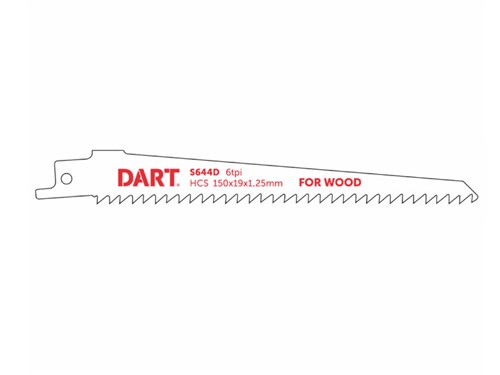 Dart Wood Cutting Reciprocating Saw Blades - Pack of 5