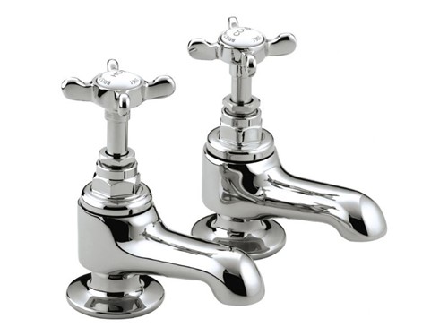 Bristan 1901 Pair Of Traditional Bath Taps - N 3/4 C CD