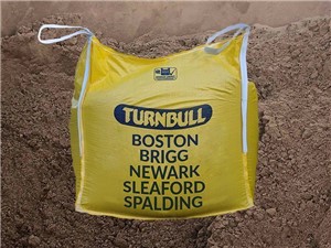 Building Sand with Turnbull Bulk Bag in foreground