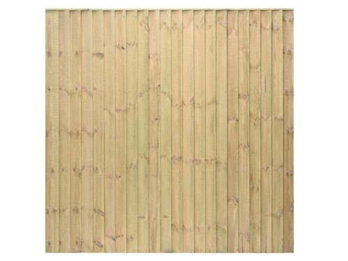 Feather Edge 6ft x 3ft Fence Panel - 1.8m x 0.9m (approx)