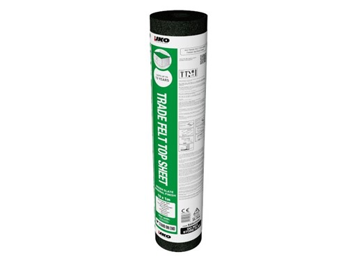 IKO Trade Top Sheet Roof Felt 10m x 1m [Green]