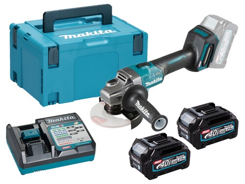 Makita XGT Grinder 125mm Grinder c/w Battery