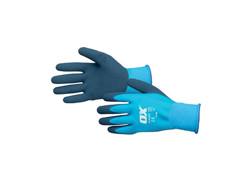 OX Waterproof Latex Gloves [Size 9 / L]