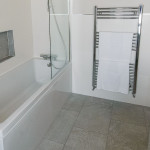 Classic white colour scheme creates sense of space