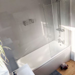 Making use of space in a small bathroom