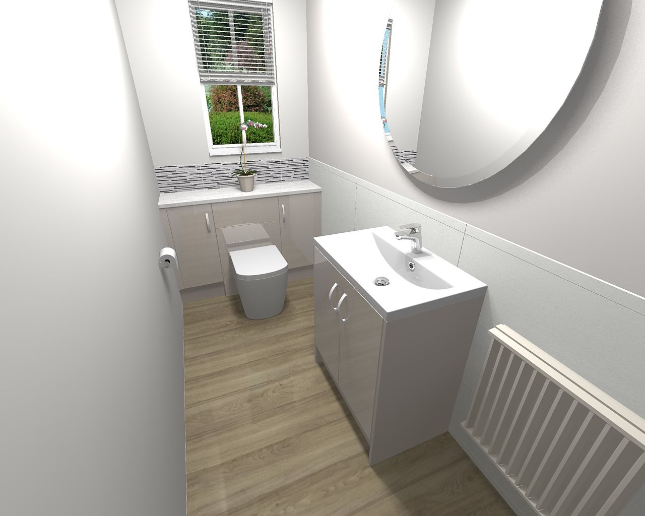 Toilet and Cloakroom 3D