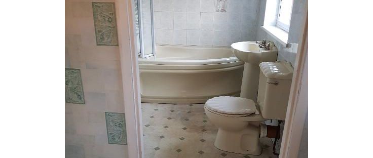 old before bathroom transformation