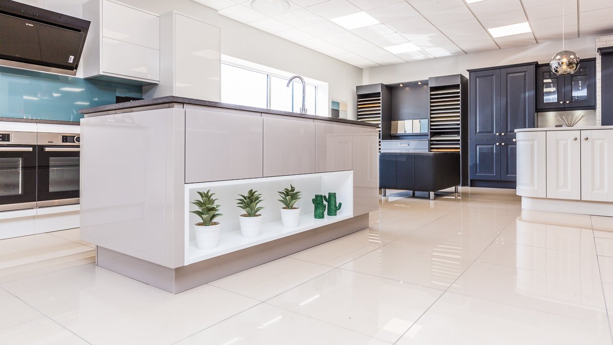 Boston Kitchen Showroom displaying modern kitchens