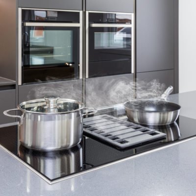 NEDD induction hob with downdraft extractor - neff kitchen appliances