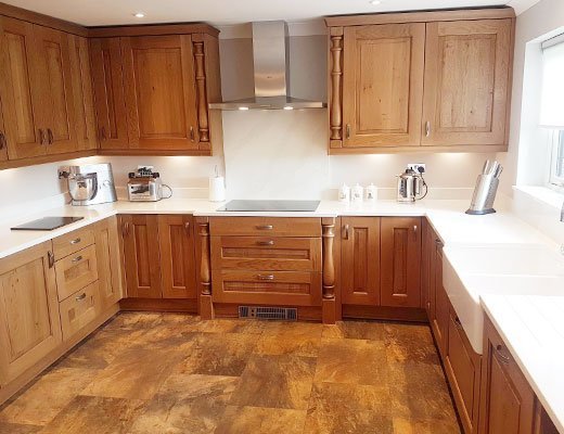 Kitchen Ideas - Country Kitchens are not dead. Wooden shaker units create a classic, traditional look