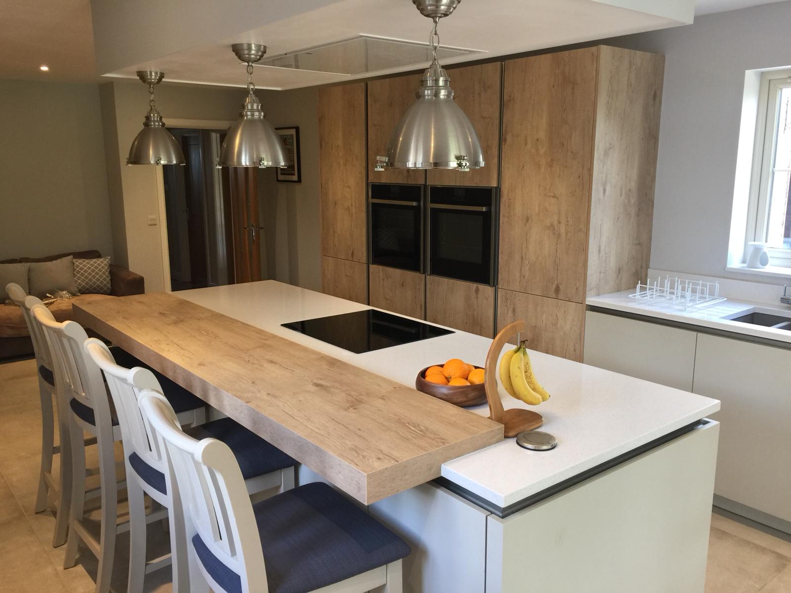 Modern German Kitchen design - Rotpunkt kitchen in cashmere - the finest german kitchens in lincolnshire