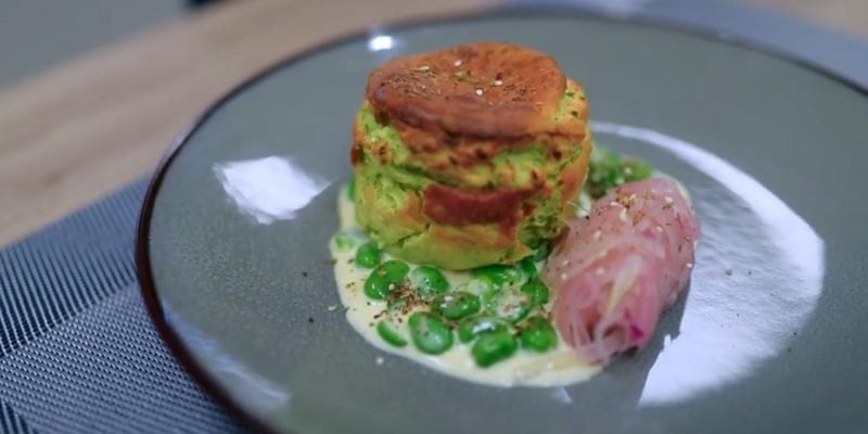 Darren Rogan - Pea Soufflé Darren Rogan - Pea Soufflé