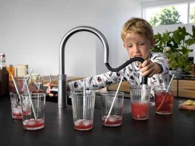 Quooker flex - safe for little hands in the kitchen