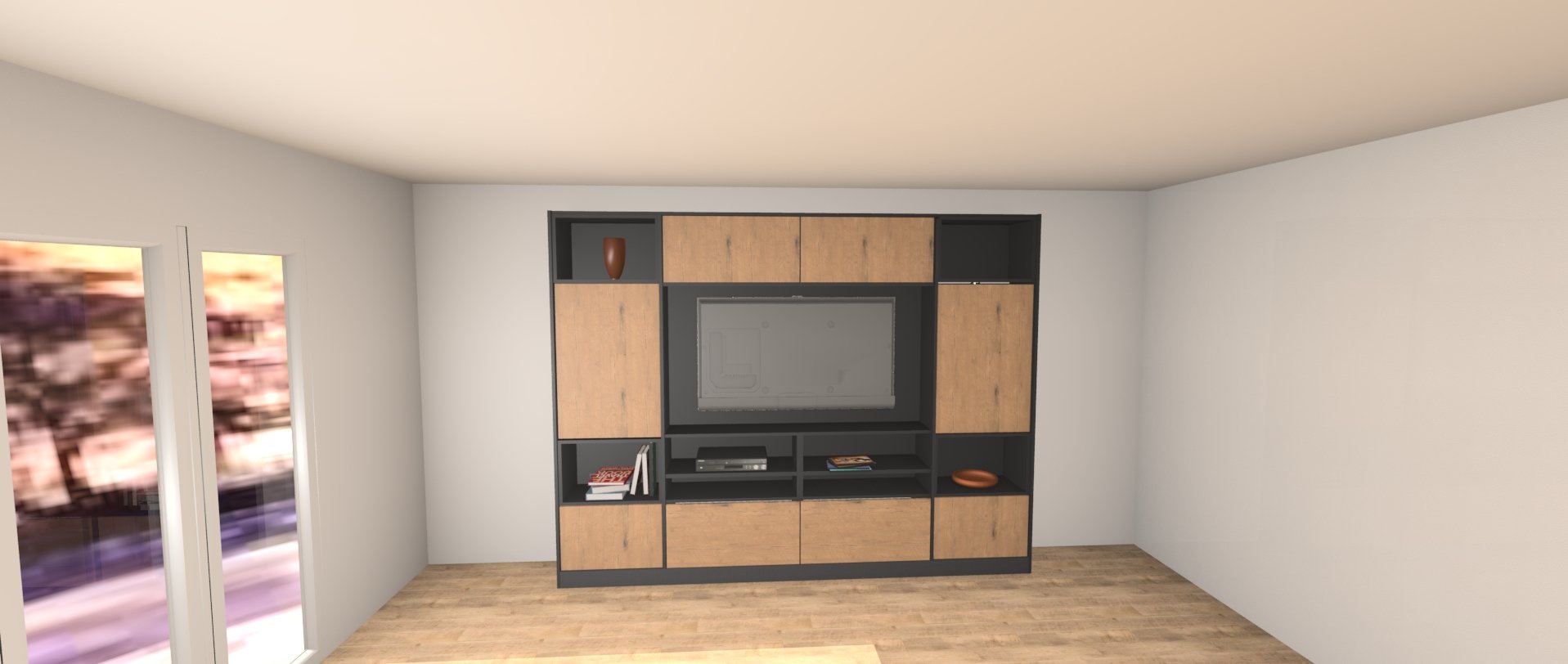 3D design plan - living space