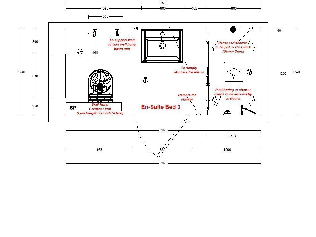 Ensuite 3 - floor plans