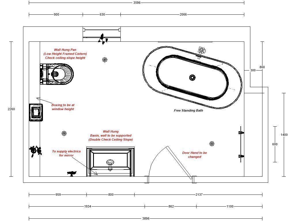 Gym Room- floor plans