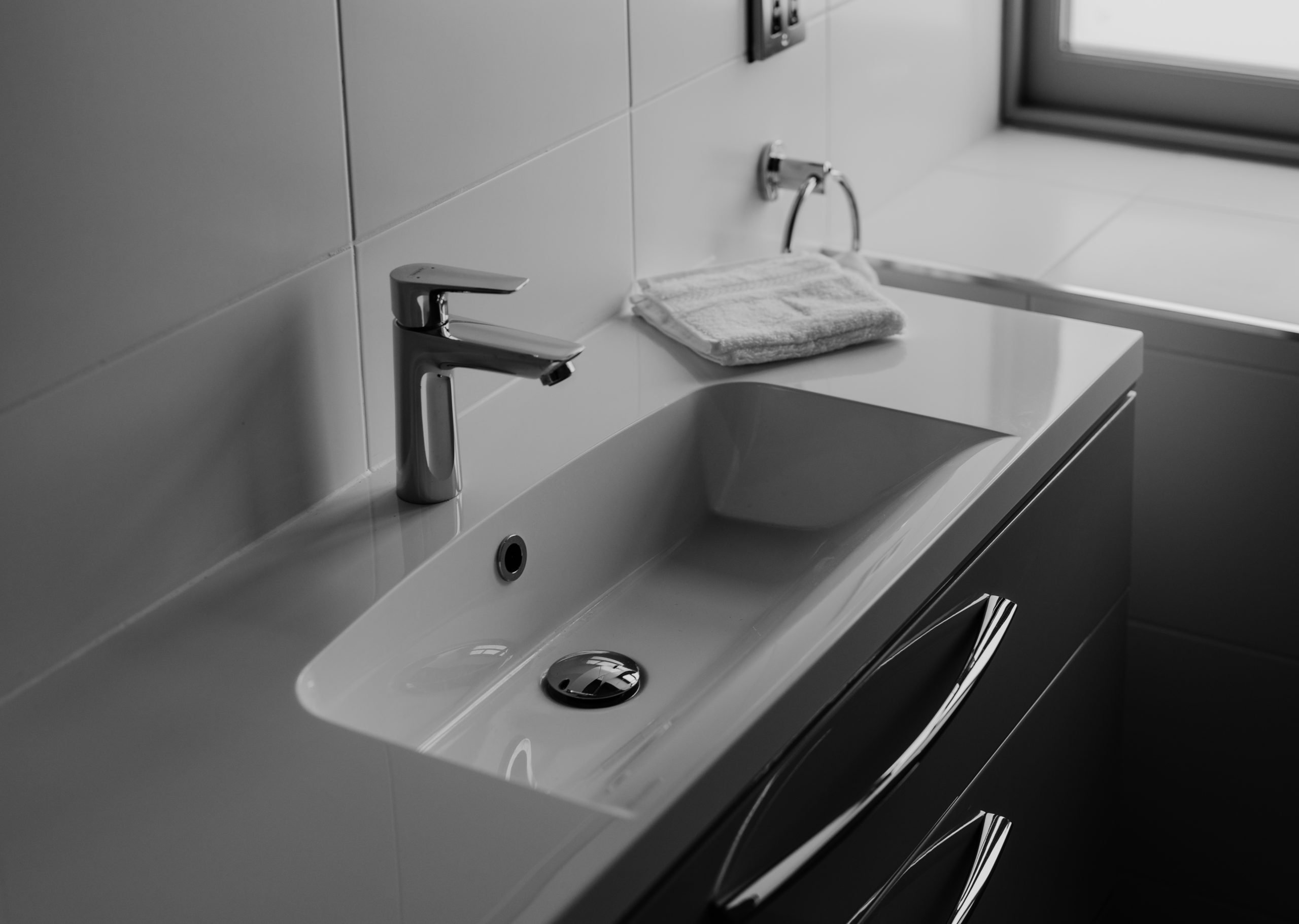 Stylish long slimline basin a design solution