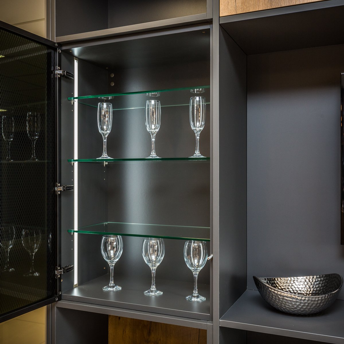 Display Cabinets - Brigg Kitchen showroom