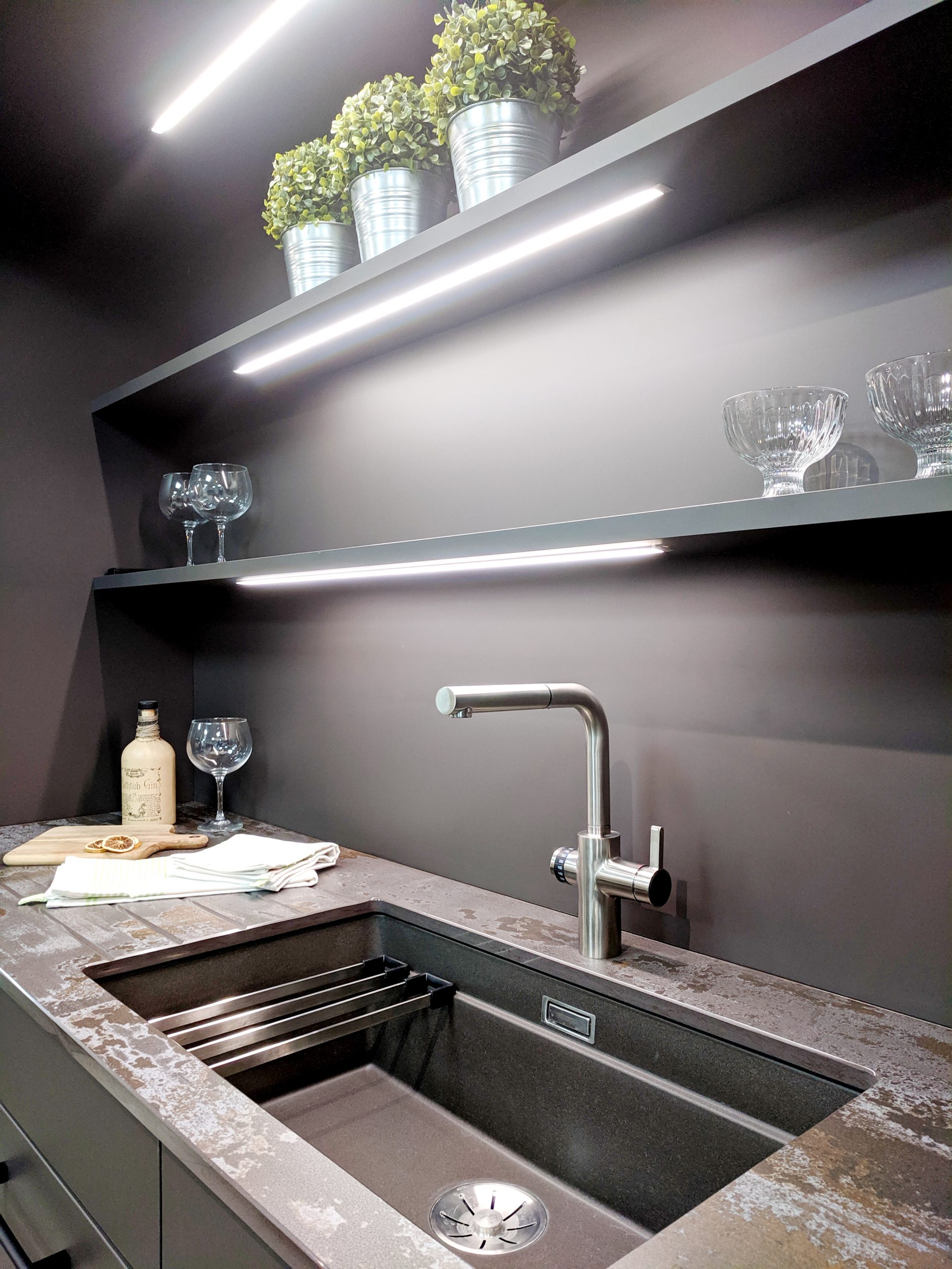 Lighting in a kitchen can make a big impact - Display at Sleaford