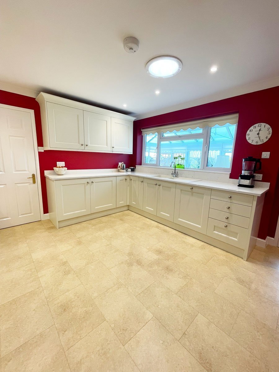 White Omega Kitchen in Shaker style