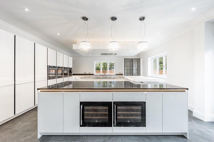 Large Open Plan Kitchen Living Area for a new build in Woodhall Spa