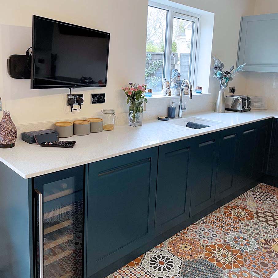 Straight worktop runs are cost-effective