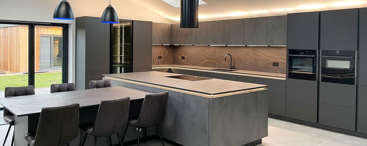 Grey shop kitchen wood