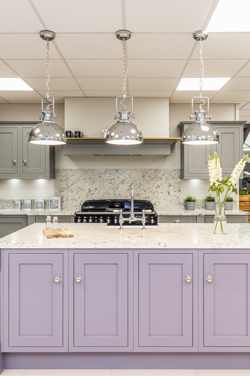 Painted Shaker Kitchen - Turnbull's Lincoln Kitchen Showroom