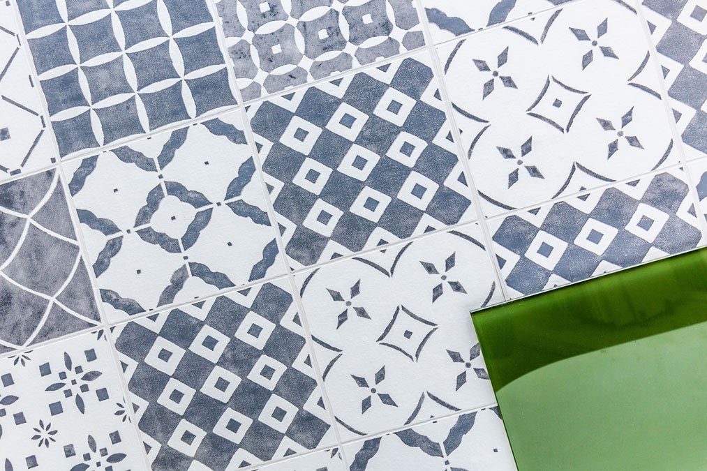 Patterned Tiles - on Display at Turnbull Sleaford