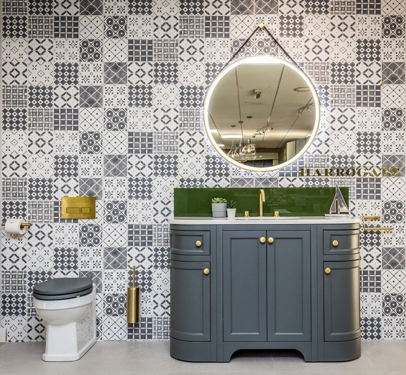 Statement Patterned Bathroom Tiles