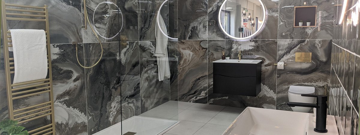 MARBLE TILES FOR MODERN LUXURY BATHROOM