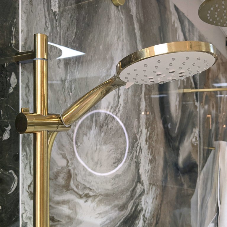 MPRO Shower Kit - Brushed Brass (Shower Hose 1500mm)