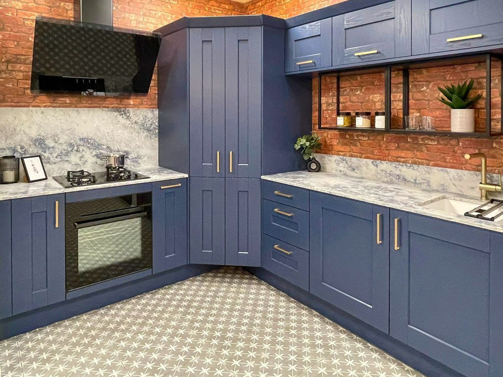 An integrated kitchen corner larder - a little dream come true