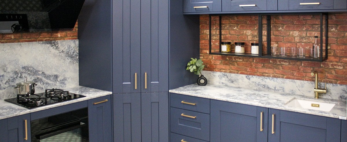 Traditional Blue Shaker Kitchen